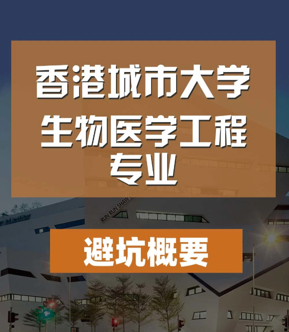 香港城市大學生物醫學工程碩士怎么樣，有哪些申請條件？